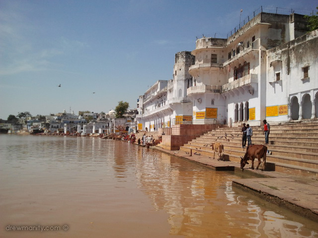 Pushkar Lake is a sacred lake of the Hindus. Pushkar Lake is surrounded by 52 bathing ghats.