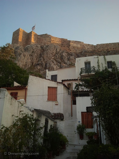 historic plaka district athens acropolis