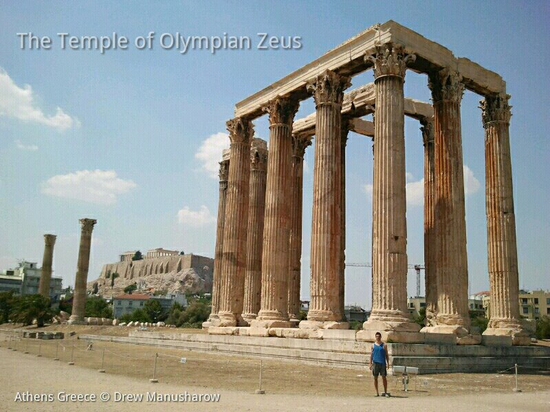 athens greece, The Temple of Olympian Zeus, also known as the Olympieion or Columns of the Olympian Zeus