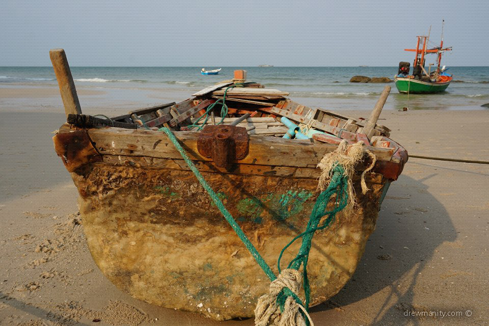 Hua Hin Thailand fishing boat